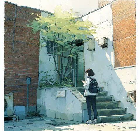 科幻悬疑频道画面：未来都市与发光的数据流